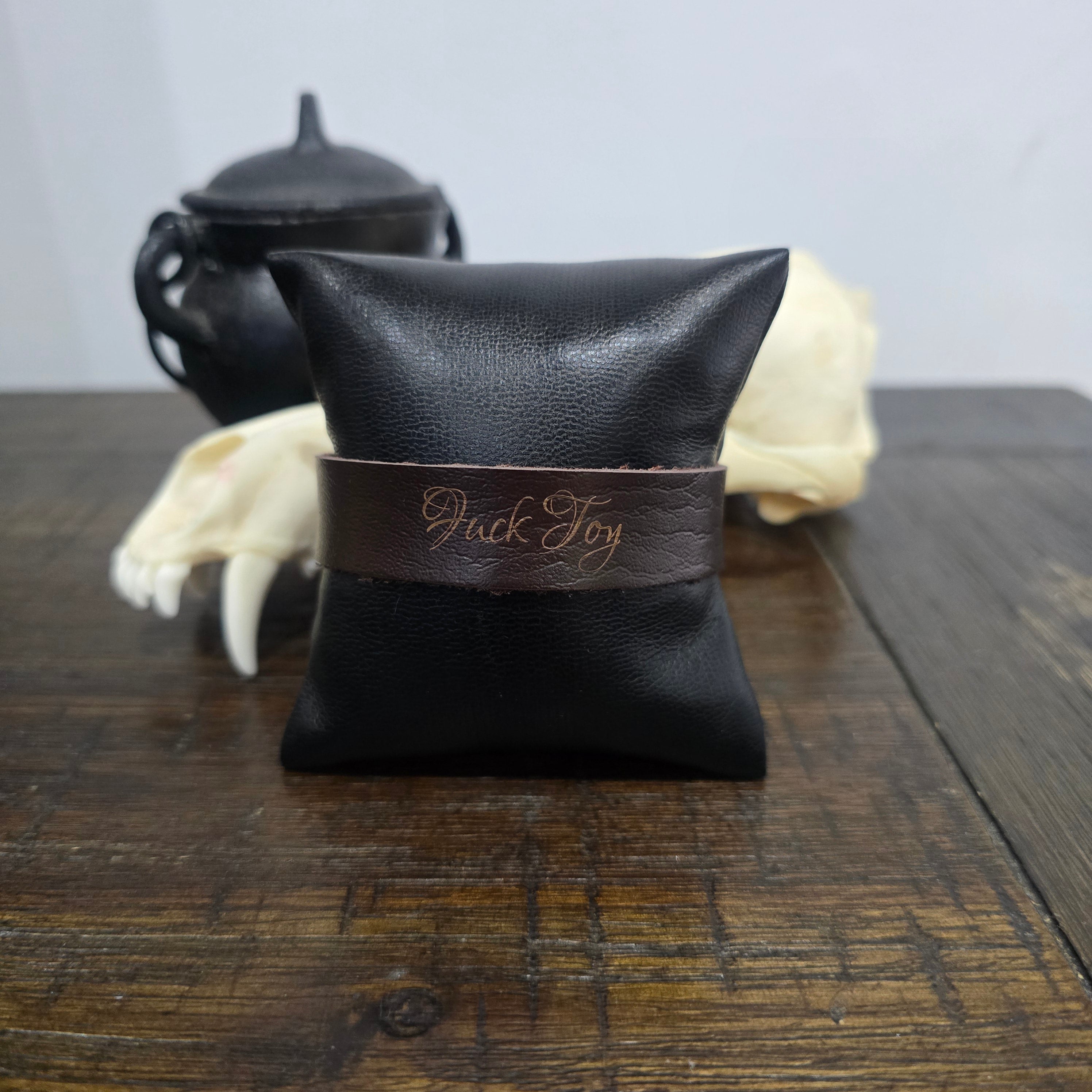 Leather Wrist Cuff - F*ck Toy