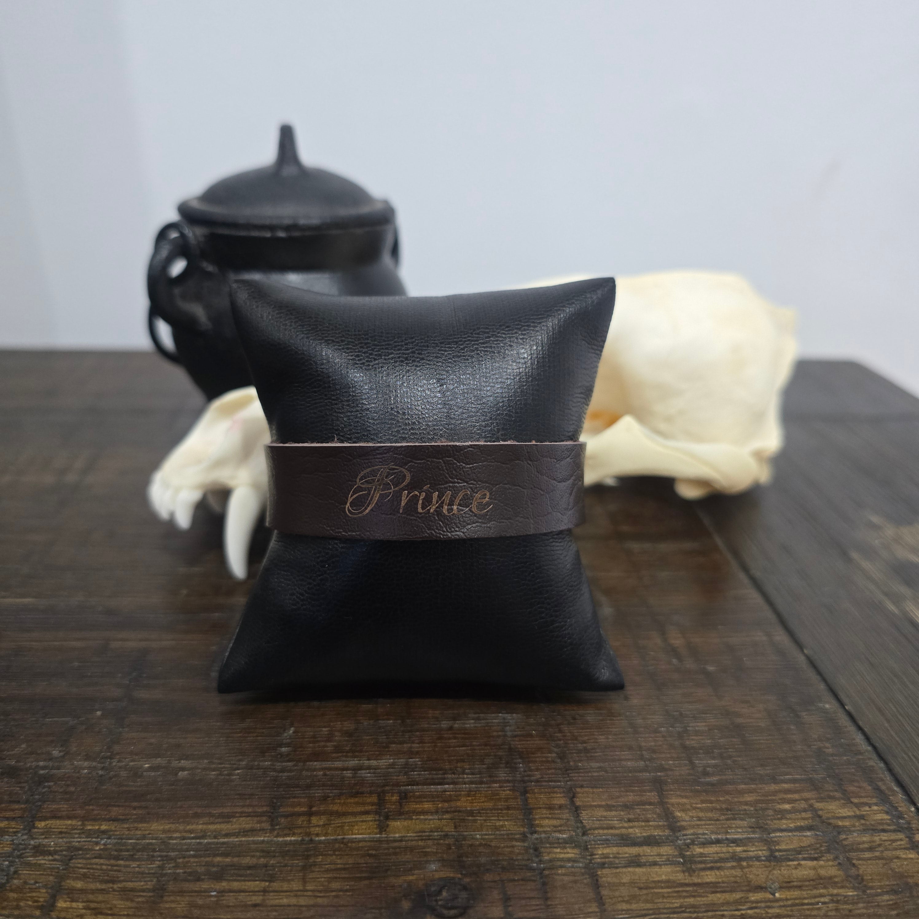 Leather Wrist Cuff - Prince