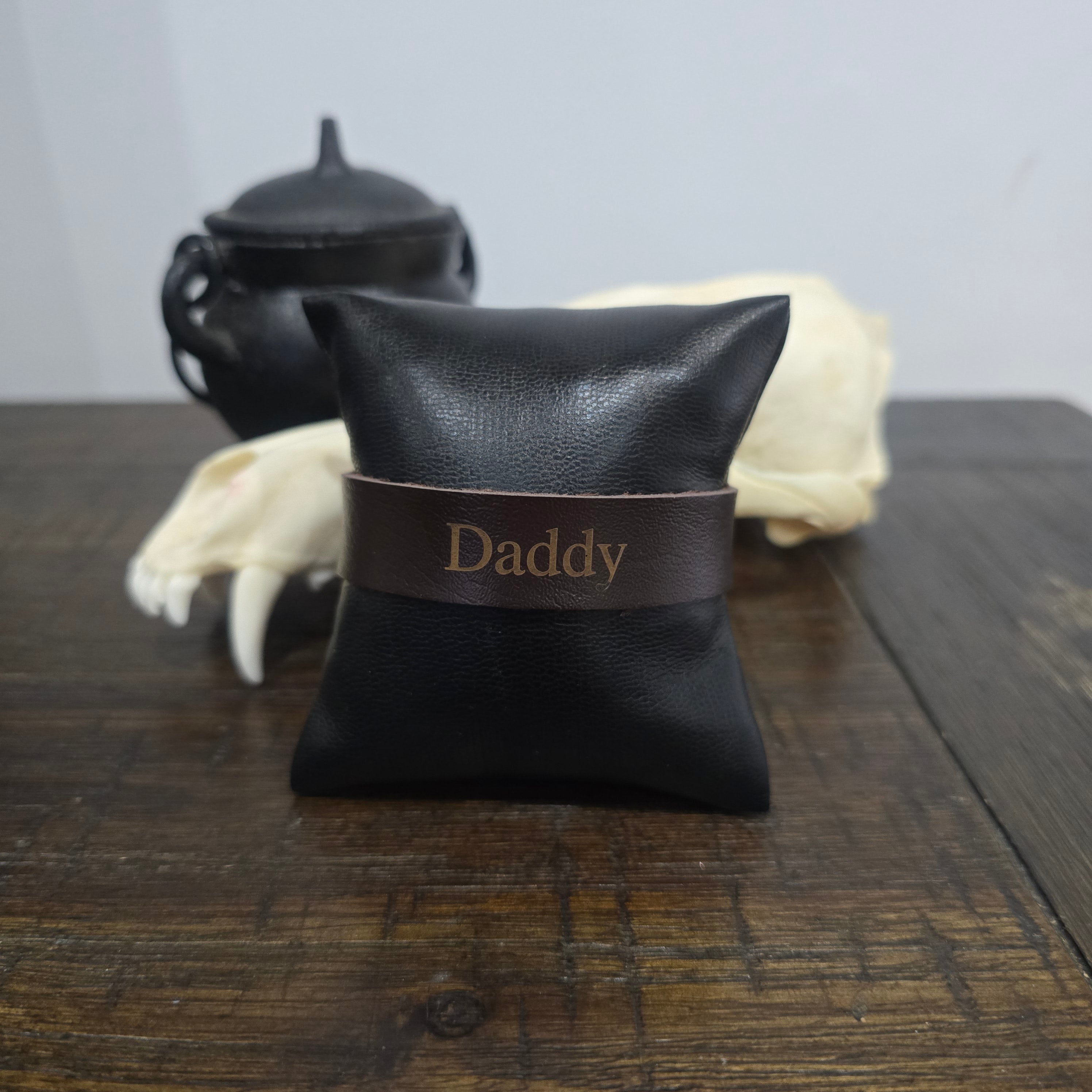 Leather Wrist Cuff - Daddy